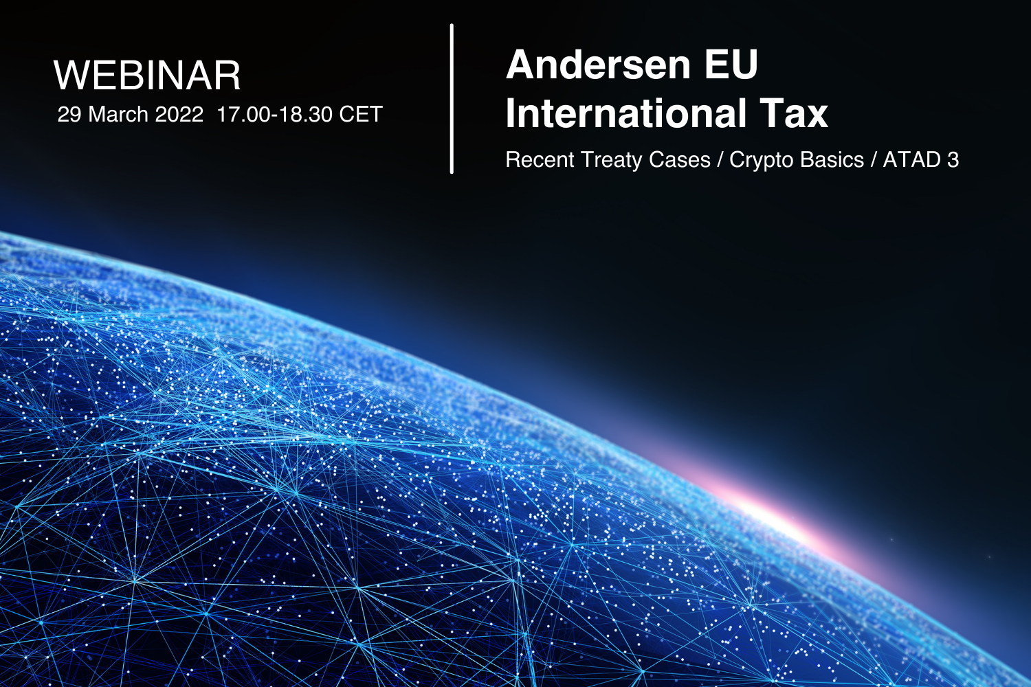 Webinar: 29.03.2022 –  The Latest International Tax News